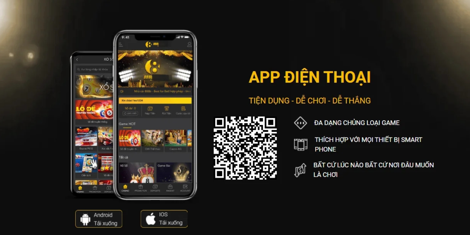 Hướng dẫn tải app 888B cho Android & iOS nhanh chóng 4 Câu hỏi thường gặp 888B